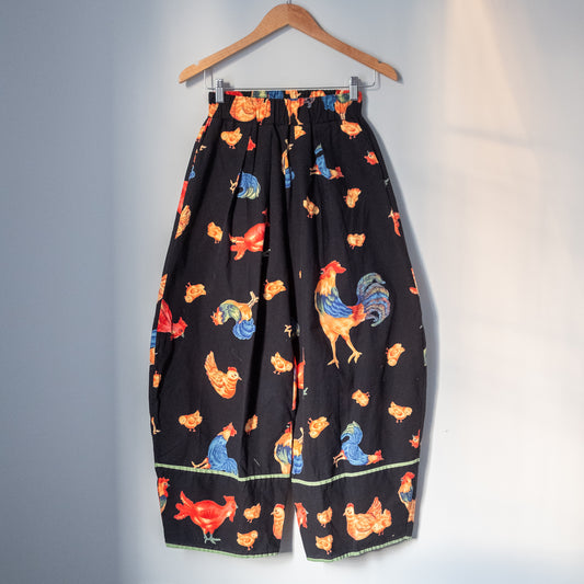 Fall Barrel Pant - Roosters + Hens (Size 1)