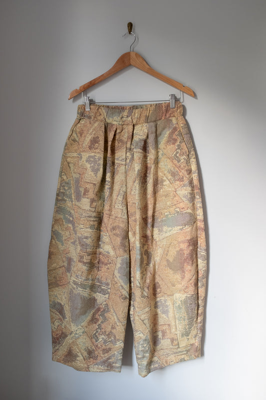 Barrel Pant - Pastel Tapestry