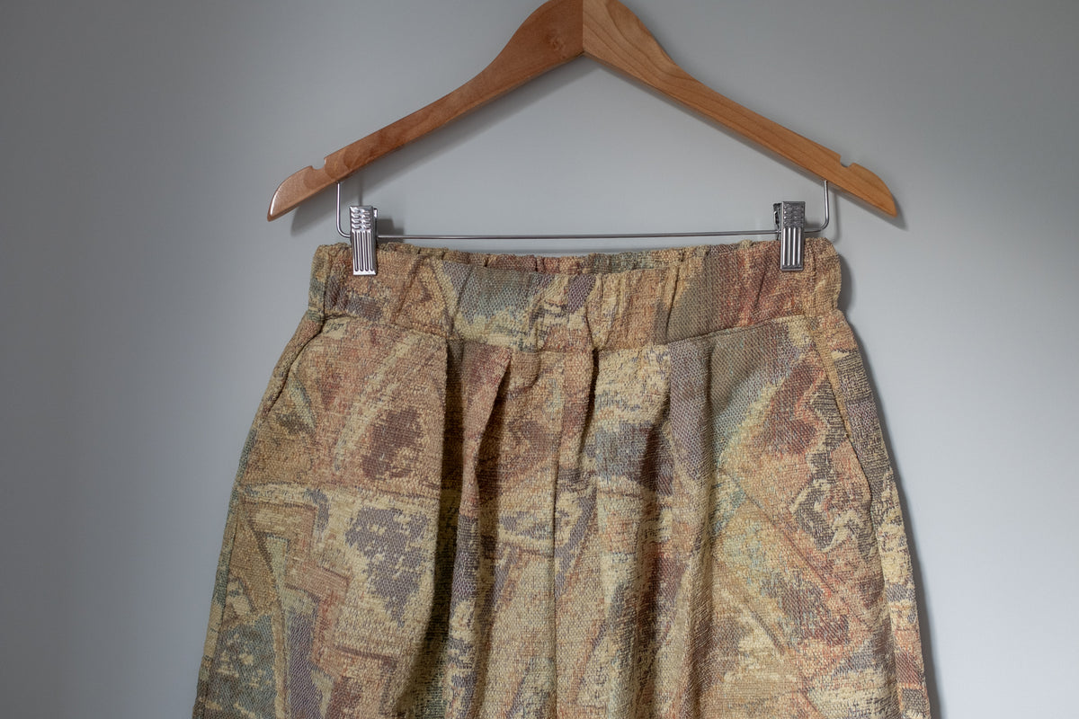 Barrel Pant - Pastel Tapestry