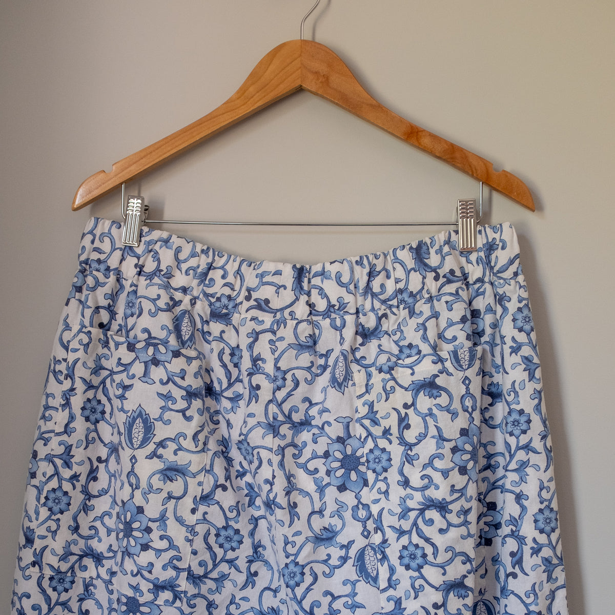 Summer Balloon Pant - Blue Vines