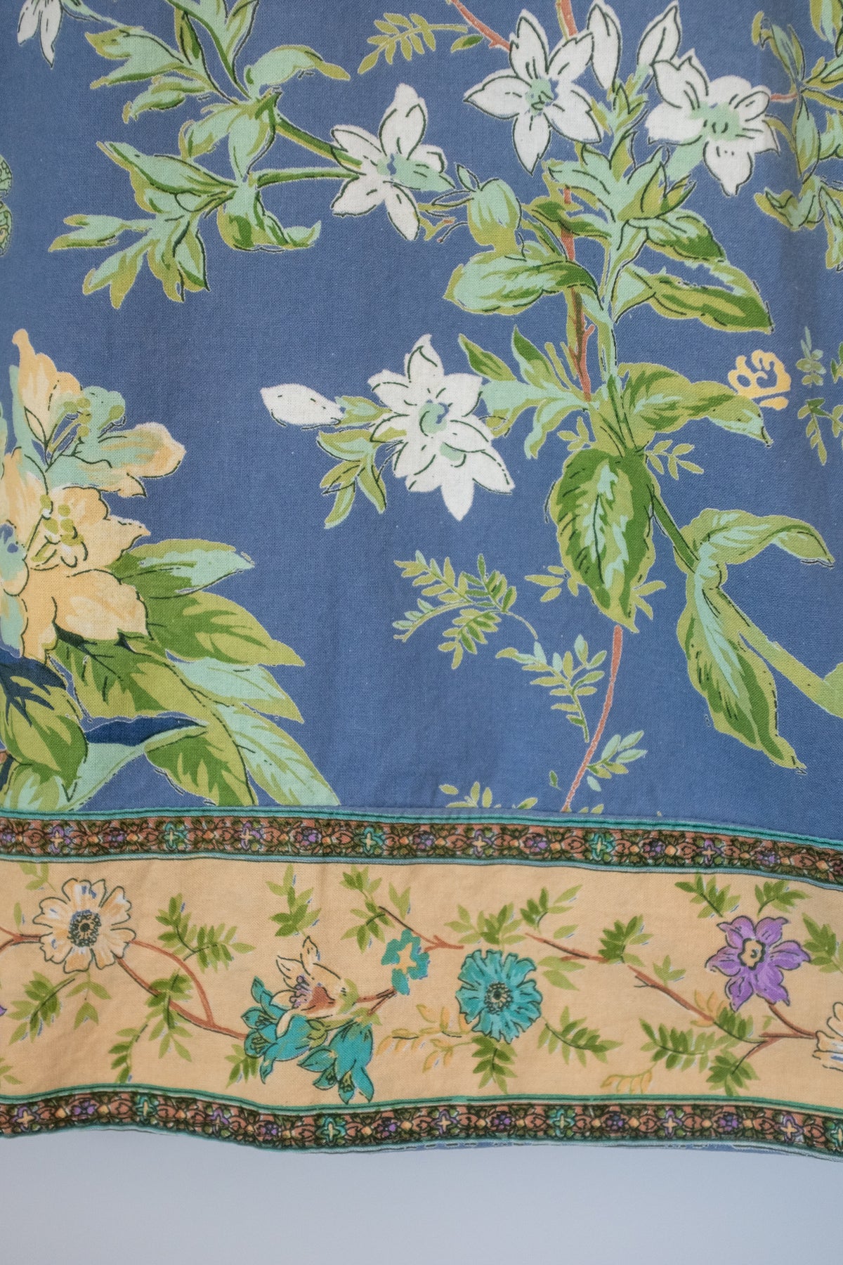 Summer Cropped Blouse - Country Floral