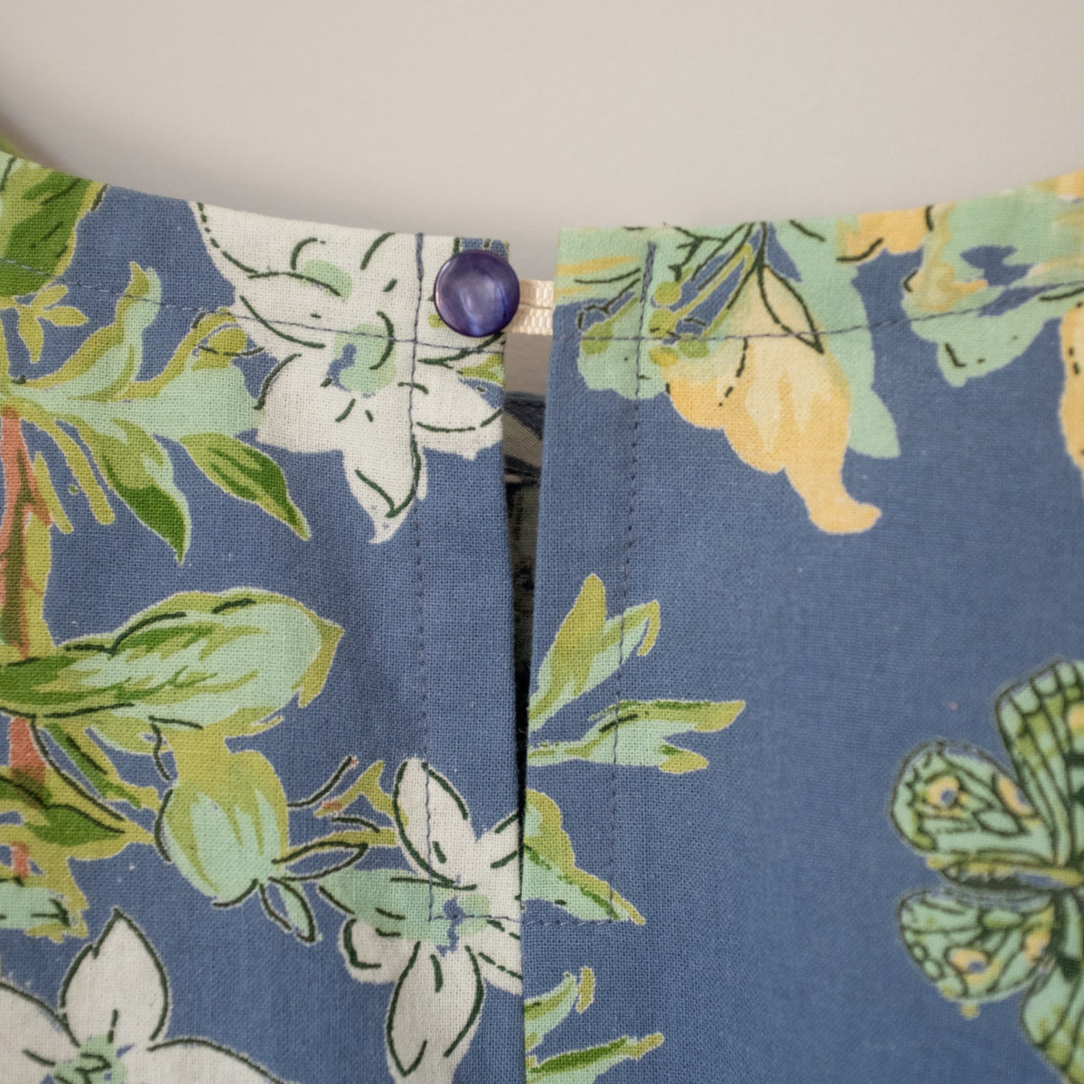 Summer Cropped Blouse - Country Floral
